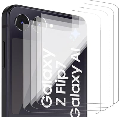 Screenprotector geschikt voor Samsung Galaxy Z Flip 7 - 4x Glas Screen Protector