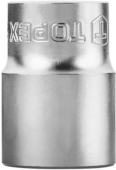 TOPEX Serie - Dopsleutel - 19 mm - 1/2" - Chroom-Vanadium Staal