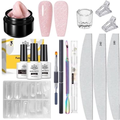 Born Pretty - Builder gel - Set - HEMA-vrij - Buildergel - Builder gel nagels - Builder gel set - Builder gel gel nagels - Gelnagels - Gel nagels - Gel voor nagels - Hard gel - Polygel EAN: 8720929461257 Nepnagels Born Pretty (1) Varianten