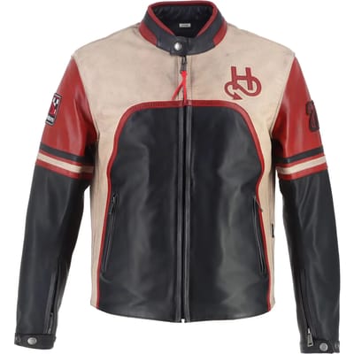 Motor leren jas Helstons Indianapolis