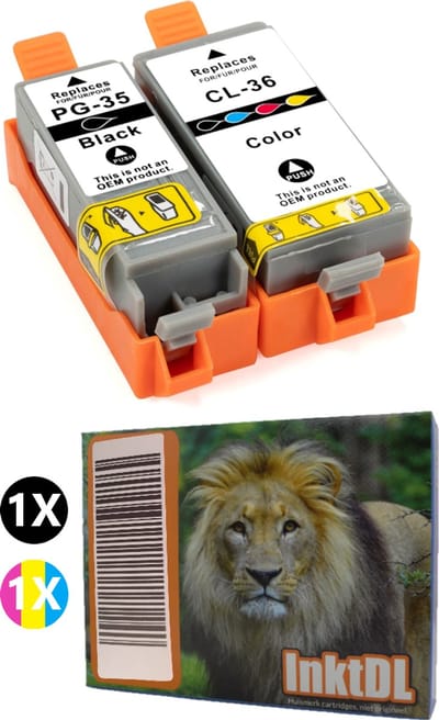 Huismerk geschikt voor Canon PGI-35 / CLI-36 Inktcartridges - IP100 - IP110 - TR150