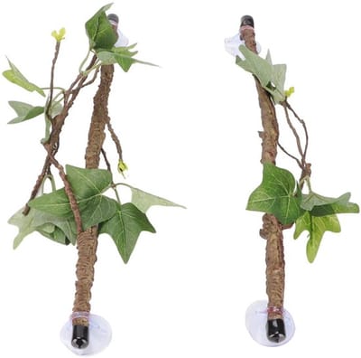 Allecto - Reptiel Hoek Tak - Klimmen - Decoratie - Groen - Terrarium