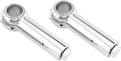 Stuurverhogers Motor - Stuurklem Adapter - Comfortabel Rijden - CNC Aluminium - 25 Mm 1 Inch - Zilver