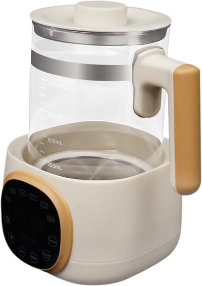 Flessenwarmer Baby Waterkoker Met Temperatuurinstelling 72uur Thermostaat Babylepelwarmer 1.3L Waterkoker