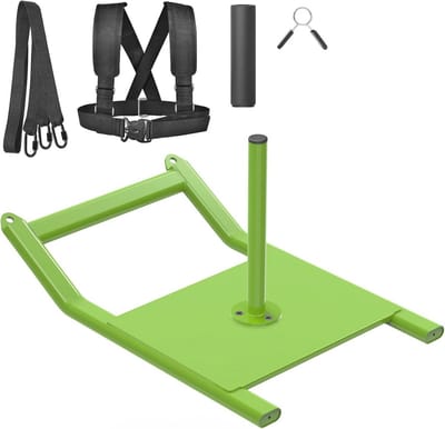 Gewichtsslee voor krachttraining en snelheidstraining - push-pull fitnessslee voor atletische oefeningen