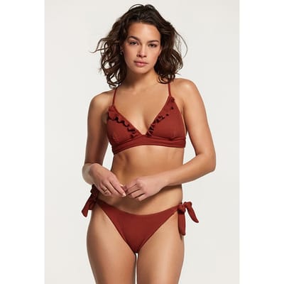 Shiwi Beau Bikini Set Riviera Structure Ochre Brown Maat: 42 | Bikini's Outlet | Dames | Bruin