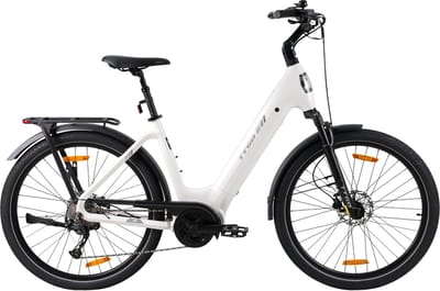 Elektrische fiets 27,5Inch - 20AH - LCD -75NM -9 Versnellingen -Aluminium design -Hydraulische schijfrem - Bereik tot 130km - Pedelec -E-MTB - voor dames en heren - Wit