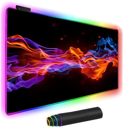 Dailygoods- Muismat XXL - Gaming Muismat - Antislip - RGB Effect - 80x30 cm - Ergonomisch - Ultrafijn Vezeloppervlak - Gaming Mouse Pad