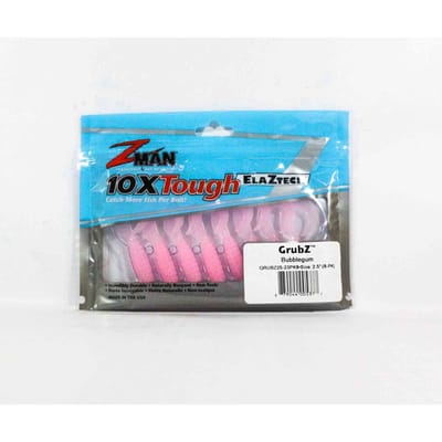 Zman Soft Lure GrubZ 2,5 inch 8/pak kauwgom (5377)