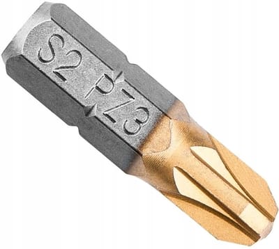GRAPHITE Schroefbit PZ3 x 25 mm - Titaniumnitride coating