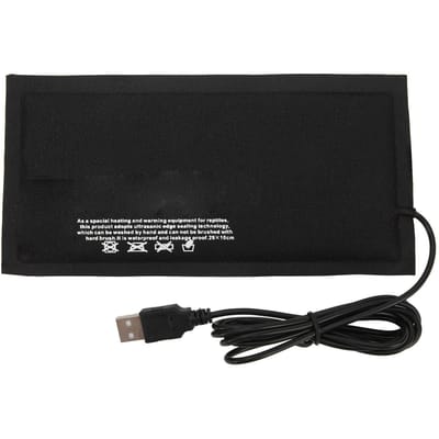 Reptiel USB Warmtemat Constante Temperatuur Zonder Schakelaar Instelbare Temperatuur Verwarmingsmat voor black