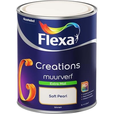 Flexa Creations - Muurverf Extra Mat - Soft Pearl - 1 liter