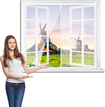 Universele Hor voor Deur 155x80 cm - Eenvoudige Montage met Klittenband en Volledig Frame