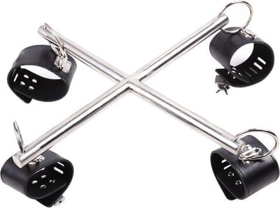 BDSM spreader bar / spreidstang verstelbaar met 4 handboeien Cimejo®