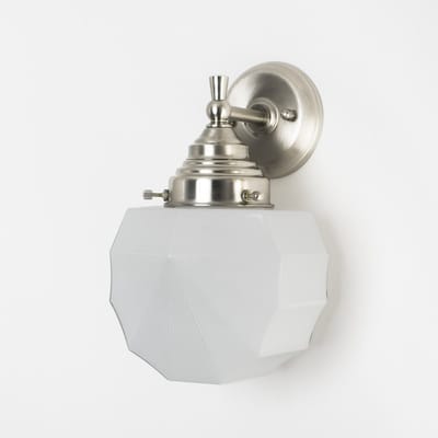 Wandlamp Johanna Royal Matnikkel - Art Deco Trade