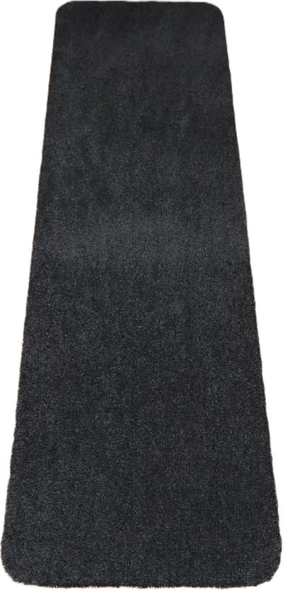 PRIMA - Soft - Wastafelmat - Badmat - Loper - zwart - antraciet - 40x150cm - antislip