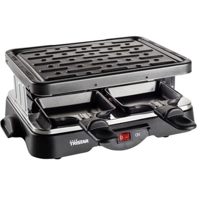 Tristar Gourmetset - RA-2949 - 500W - Bakplaat 4 personen - Incl 4 pannetjes - PFAS-Vrij