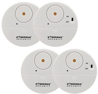 Ultradun Raamalarm met 100dB Luid Alarm en Trillingssensoren - Perfect voor Beveiliging in Huis, Garage en Kantoor