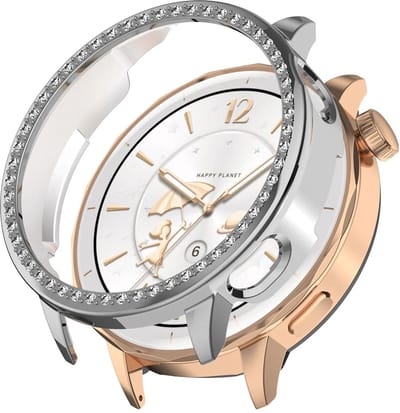 Strap-it Diamond PC Beschermhoes Zilver – Geschikt voor OnePlus Watch 3 - 43mm