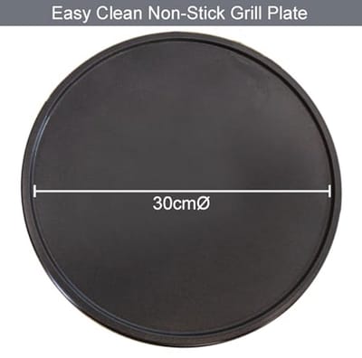 Elektrische Pannenkoek & Crêpe Maker - 12 Inch Antiaanbakplaat met Temperatuurregeling en Houten Accessoires