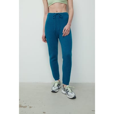American Vintage Omobay Sweat Pants Bleu Pacific Size: S | Sweatpants Outlet | Dames | Blauw