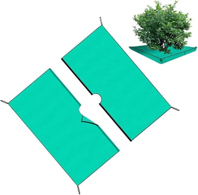 Tuinzeil - Buitenmat - Onkruid Weren - Waterdicht - 175 x 175 cm - Zwart