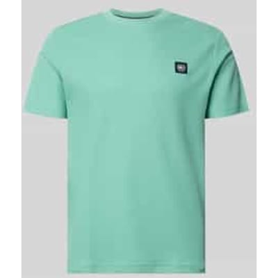 Lerros - T-shirt - Heren - L - 621 Groen WATER - Katoen - 2633039