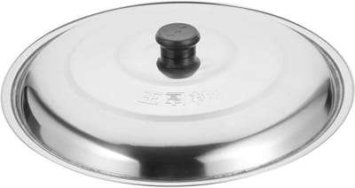 Ronde 35cm Universele RVS Pan deksel voor Kookpotten, Casseroles en Vervangingen voor Deksel