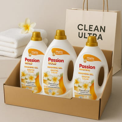 Passion Gold -Gel - Vloeibaar Wasmiddel-Gekleurde-3X3.52 L 264 wasbeurten