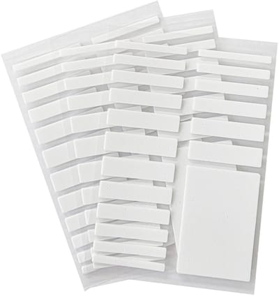 Fako Bijoux - Ringverkleiner EVA Foam Set - Ring Verkleiner - Zelfklevende Foam Strips - 57 Stuks - Wit