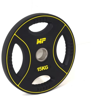 15 kg Polyurethaan 4 Grip Halterschijf 50 mm