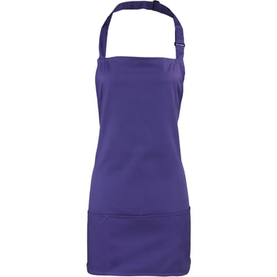 Premier Kleuren 2-in-1 schort / werkkleding (Pack of 2) (Paars)