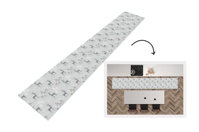 Keukenloper - Loper keuken - Patronen - Hert - Winter - 300x50 cm - Keukenloper vinyl