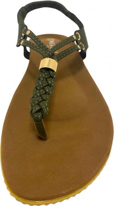 Mrchlabel Saf Dames Sandalen - Legergroen - Maat 36