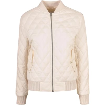 Urban Classics - Diamond Quilt Nylon Jacket - XL - Ivoorkleurig
