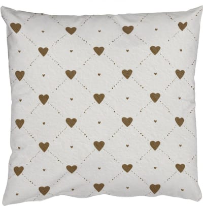 Sierkussens - Kussentjes Woonkamer - 50x50 cm - Hartjes - Patroon - Raster - Klassiek