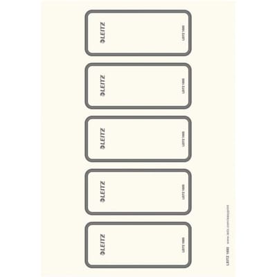 LEITZ® rugetiket WOW/Style, rugbreedte 80 mm, zelfklevend, 50 stuks