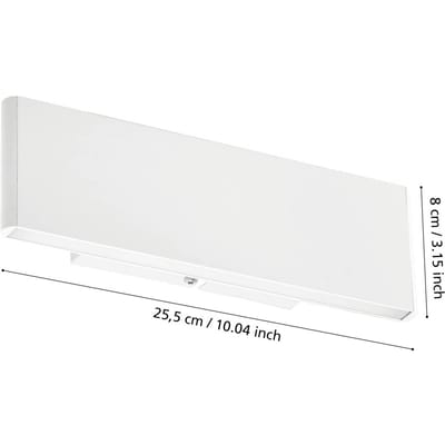 EGLO Stars of Light LED wandlamp Climene, wit, aluminium