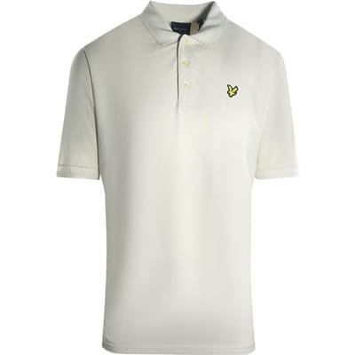 Lyle & Scott Herenpolo met gestructureerde punten (Lichte mist)