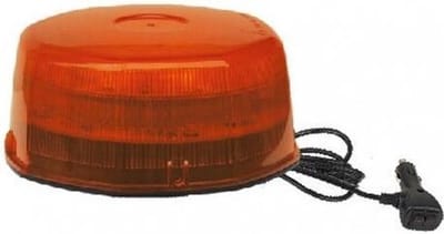 Dak zwaailicht ORANJE - 48 LED - R10 / R65 - E keurmerk - magnetische bevestiging