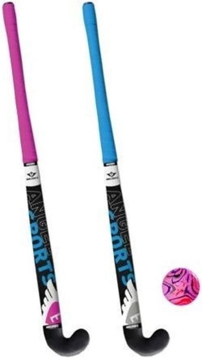 Angel sports Streethockey set van 2 sticks 28 inch met bal