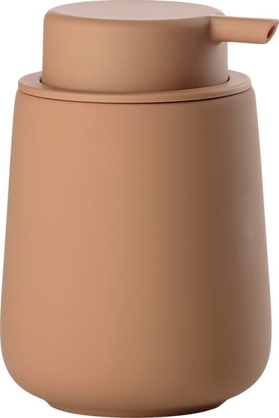 Zone Denmark Nova One Zeepdispenser - Zeeppompje Vrijstaand - Zeeppomp voor Badkamer, Keuken & Toilet - Toilet & Badkamer Accessoires - 250 ml - 11,5 x 8 cm - Mandarine