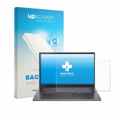 upscreen - Screenprotector voor Acer Aspire 17 A17-51 - Folie Beschermfolie transparant antibacterieel