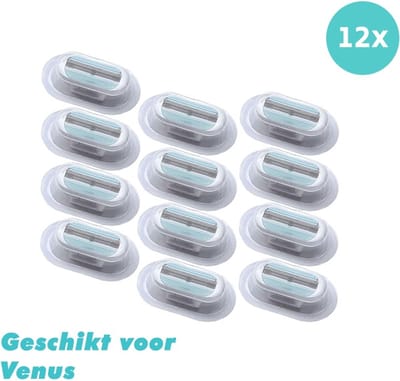 Universele scheermes - Geschikt voor Gillette Venus - 3 blade - 12 stuks - Voor vrouwen