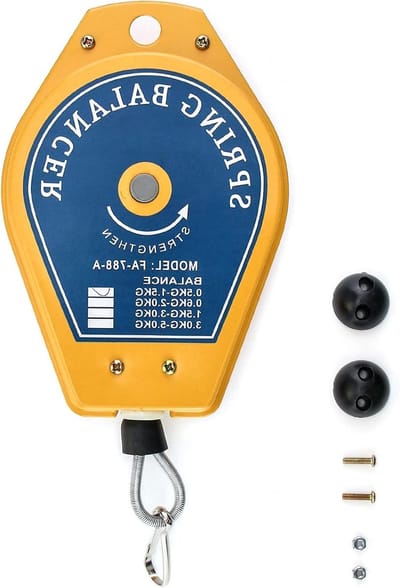 Veerbalancer - Hulpmiddel Ophangen - Gereedschap Gebruiken - Veilige Vergrendeling - 0.5-1.5 kg - Oranje