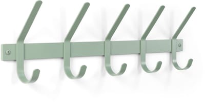 Spinder Design kapstok Dexter 5 - Dusty Green - 5 haken - Staal