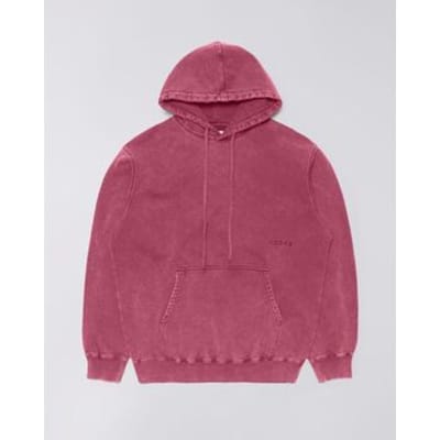 Capuchon sweaters Edwin I036579.3RN.5Z AXIOM HOODIE SWEAT-RED PLUM