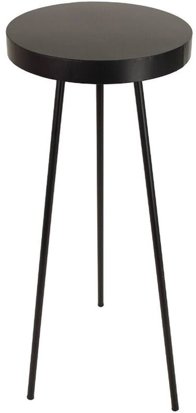 Tafel Rond - Zwart Metaal - Ø 42,5 x ↑ 88 cm
