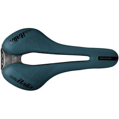 Selle Italia Flite Boost Gravel Superflow Ti 316 Zadel Blauw 145 mm Man,Vrouw