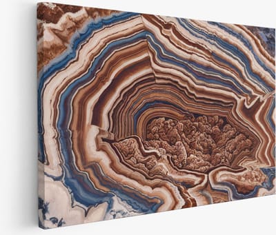 Saammp Muurcirkel Hout - Oranje Roze Gekleurde Bloemen - Natuur - Abstract - Ø 90 - Wandcirkel - Wanddecoratie Cirkel - Muurdecoratie Woonkamer - Kantoor Decoratie